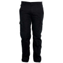 Pantalon de travail noir coupe ajustée PBV LUIS 01TYEN2