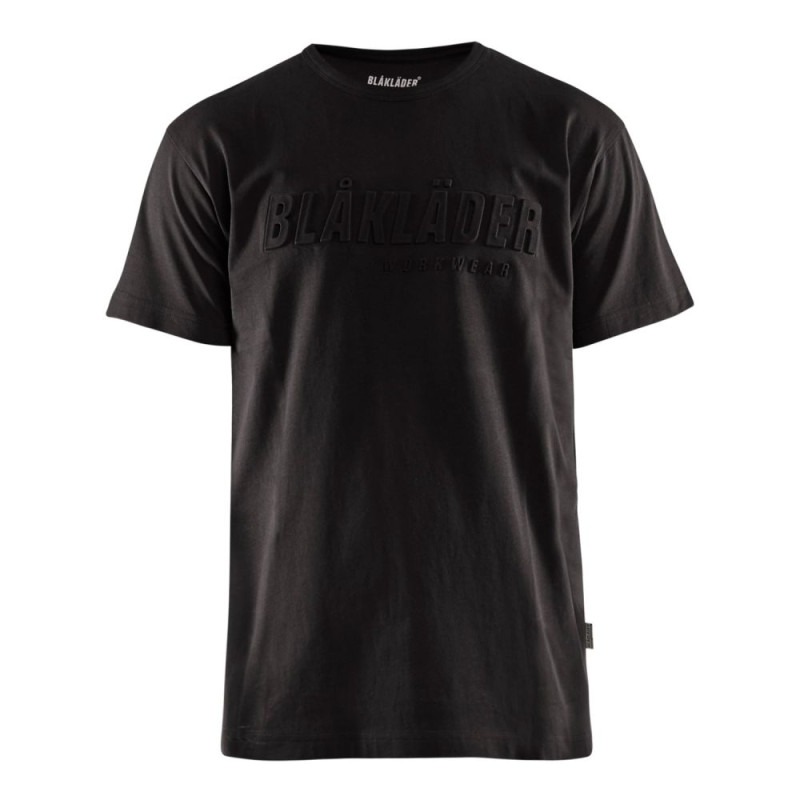 T-shirt pro imprimé 3D 100% coton - 35311042 BLAKLADER Noir S