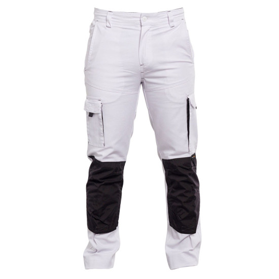 Pantalon de peintre ajusté avec poches genoux PBV