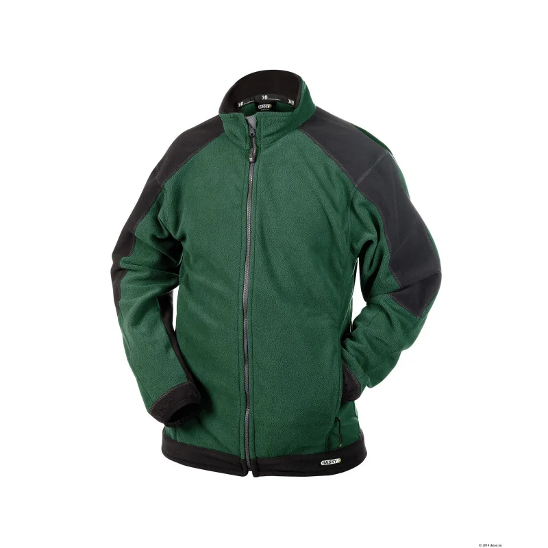 Veste Polaire bicolore pour jardinier - DASSY KAZAN 2 / Taille M Vert / Noir