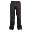 Pantalon de travail gris 100% coton avec poches genoux EVO PBV