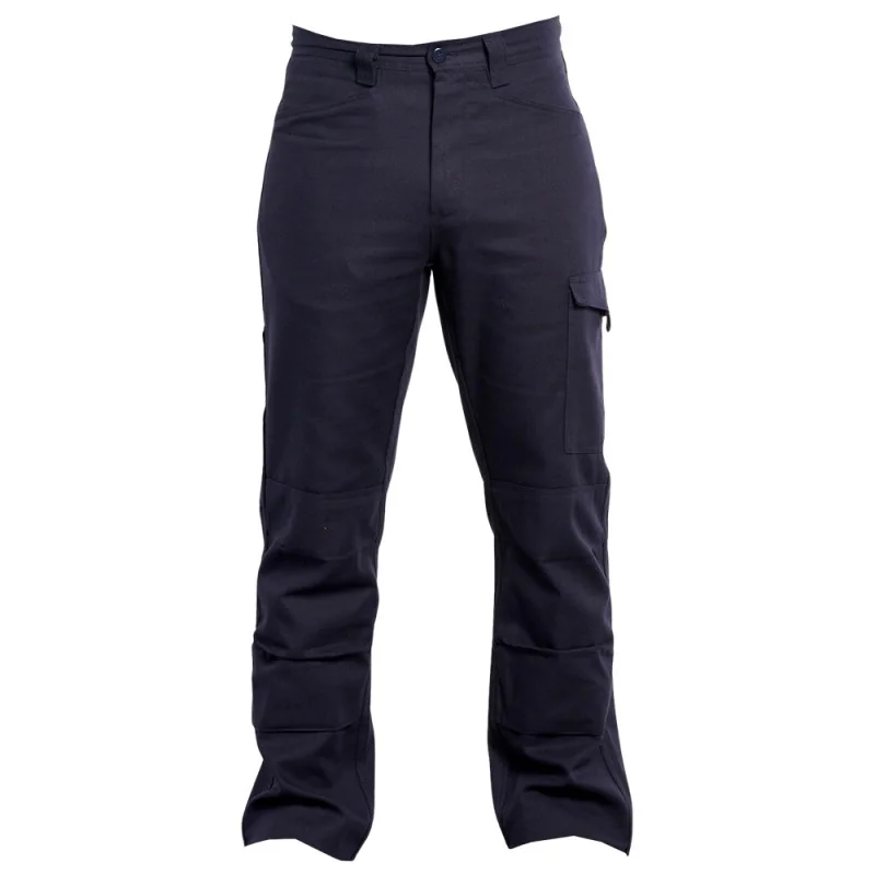 Pantalon de travail 100% coton avec poches genoux - EVO PBV 1 / 40-42 Bleu Marine