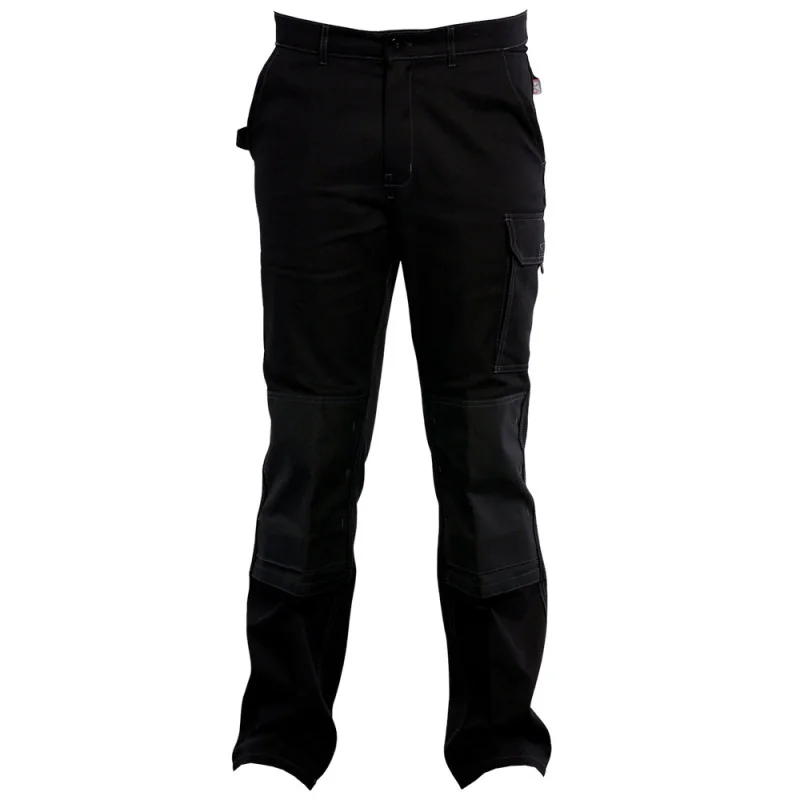 Pantalon de travail avec poches genouillères PBV DAVID - 01TYCNPG/01TYCGPG Noir 7 / 64-66