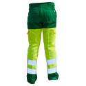 Pantalon haute visibilité classe 2 jaune/vert 01HVJ640 PBV
