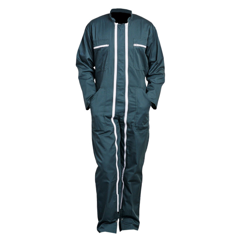 Combinaison de travail double fermeture - PBV 13C Vert T0 / Taille S