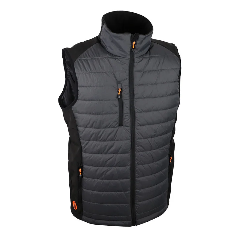 Gilet de travail softshell et ripstop - GALMER/GALWAY SINGER Gris / Noir L