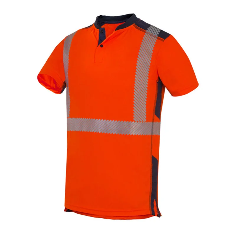 Polo haute visibilité respirant classe 2 - TAKAMAKA T2S Rouge Hivi XL