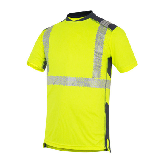 T-shirt haute visibilité jaune T2S BELIZE