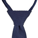 Cravate Lafont bleu en tricot