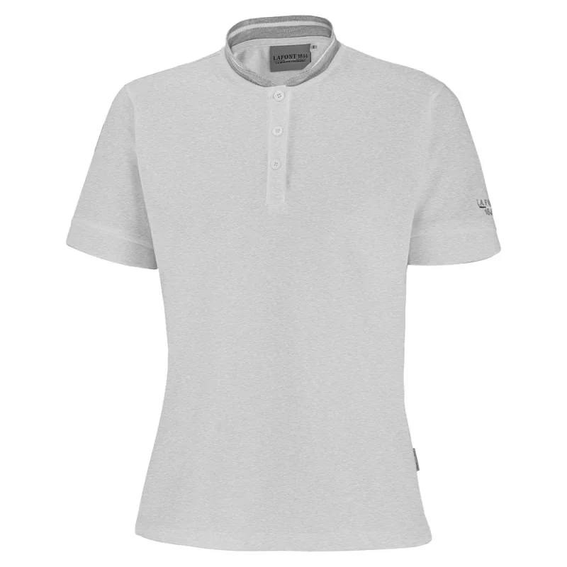 Polo professionnelle femme pour la restauration Lafont JASMIN - 9JSM 0 / Taille XS Gris Chiné