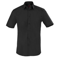 Chemise pro noir à manches courtes Lafont CAPUCCINO 