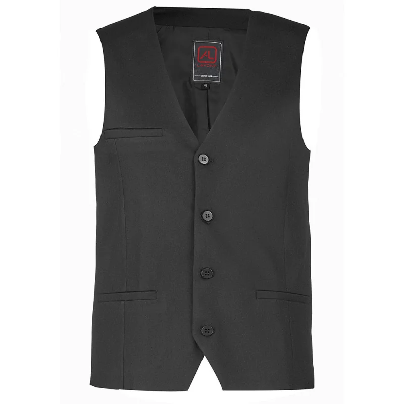 Gilet homme hôtellerie Lafont JAVA - 5R005738 48 Noir