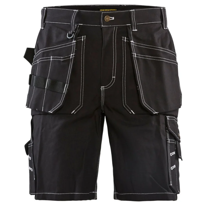 Short de travail multipoches pour artisan 100% coton - 15341370 BLAKLADER 40 Noir