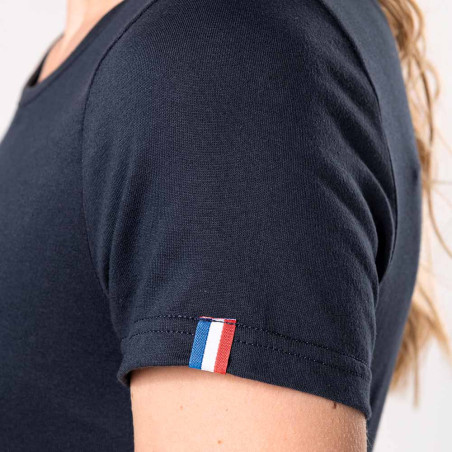 T-shirt coton bio manches courtes femme - Origine France Garantie