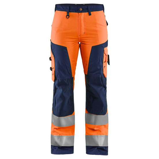 Pantalon haute visibilité orange pour femme 7155 Blaklader