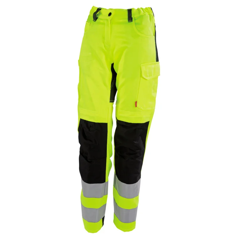 Pantalon pro haute visibilité femme LAFONT TARA - 1FLF78CP - Déstockage 3 / 48-50 Jaune Hivi