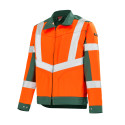 Veste haute visibilité orange et vert LAFONT LUTEA 3HVN00CP