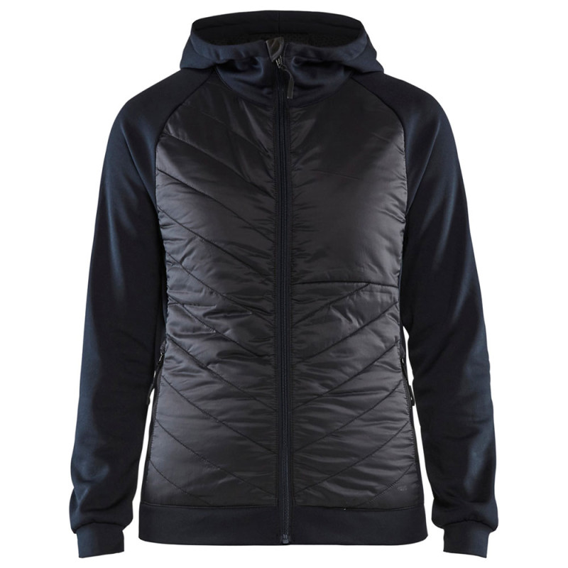 Veste sweat à capuche pour femme - 34642526 BLAKLADER XL Marine Foncé / Noir