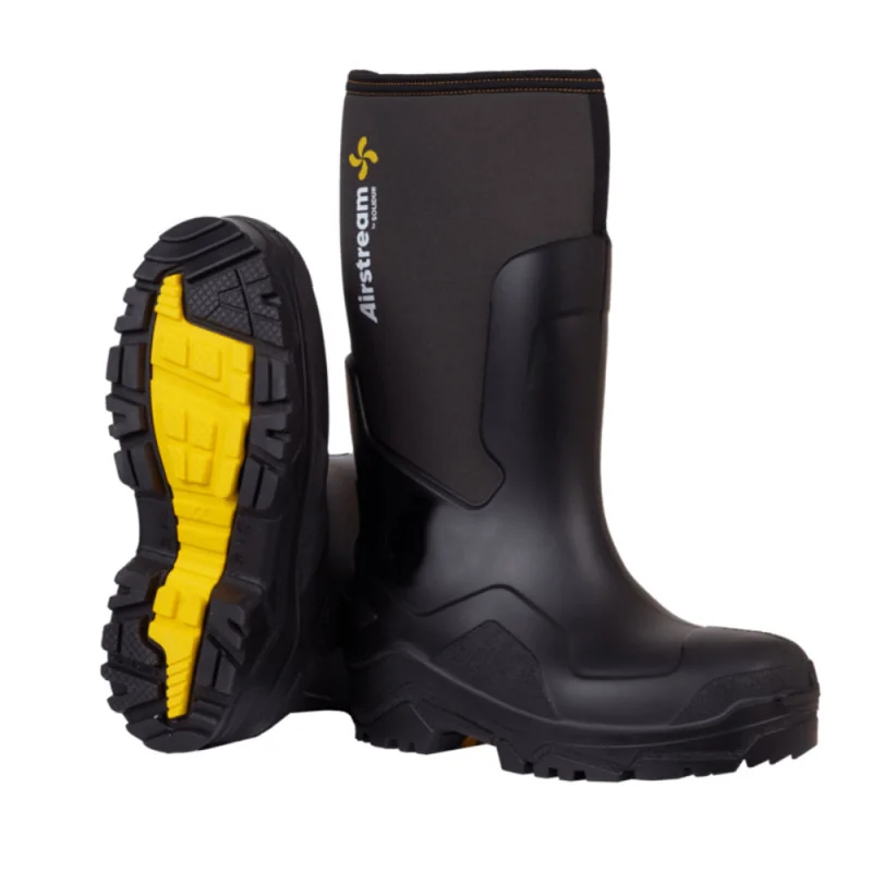 Bottes de travail étanches O4 SRC CI - AIRSTREAM SOLIDUR ASO4NR 40 Noir