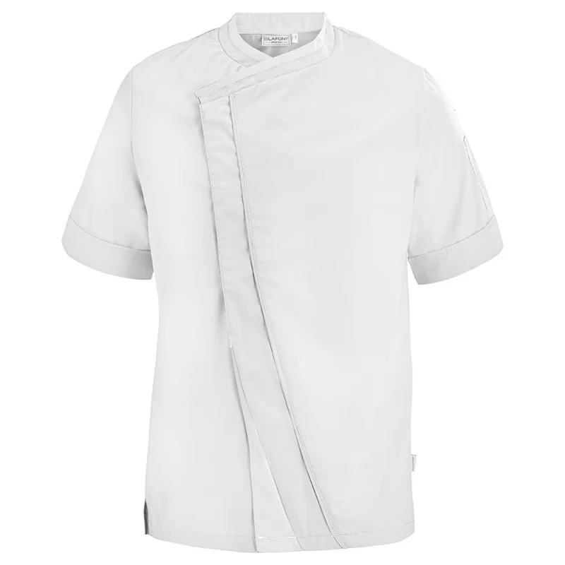 Veste de cuisine blanche manches courtes Lafont PARSLEY - 2PARCP 4 / Taille XL Blanc
