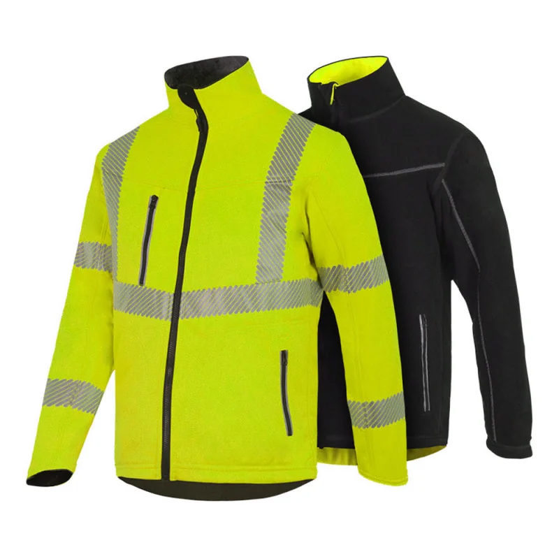 Sofstshell haute visibilité réversible - BABYLONE T2S Jaune Hivi S