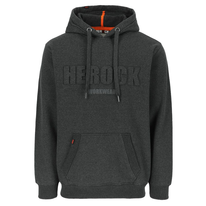 Sweat de travail hiver à capuche HALI HEROCK - 23MSW2103 Gris Chiné XXL