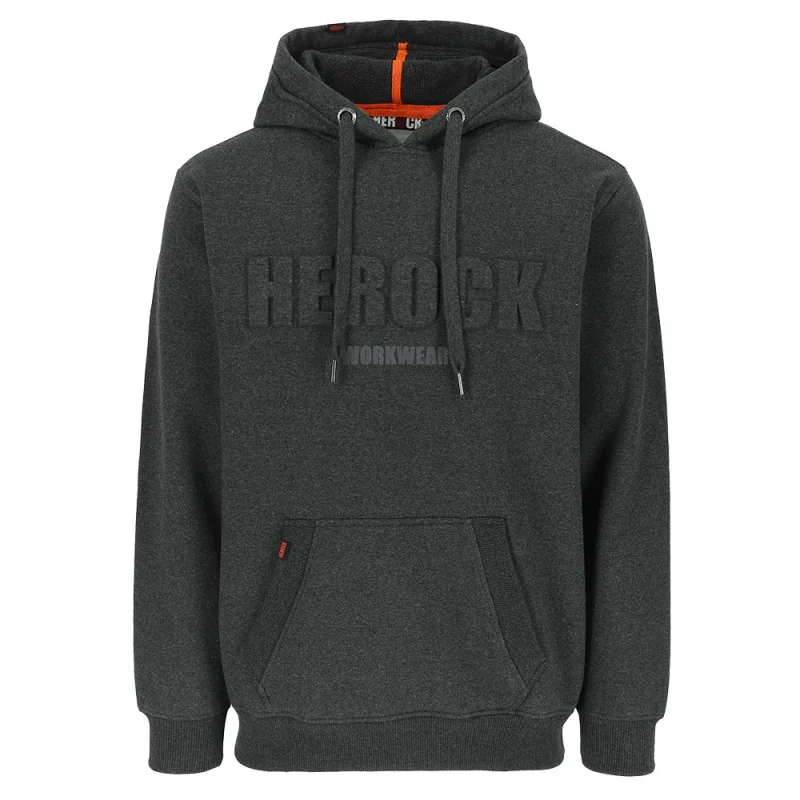 Sweat de travail hiver à capuche HALI HEROCK - 23MSW2103 Gris Chiné 3XL