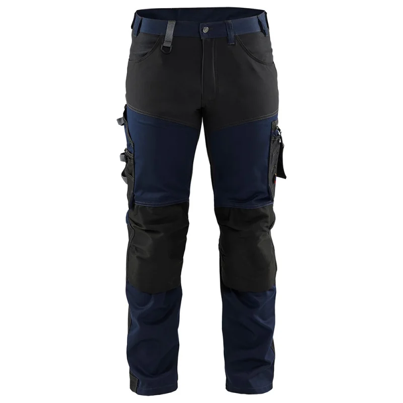 Pantalon artisan stretch - 17991860 BLAKLADER 52 Marine Foncé / Noir