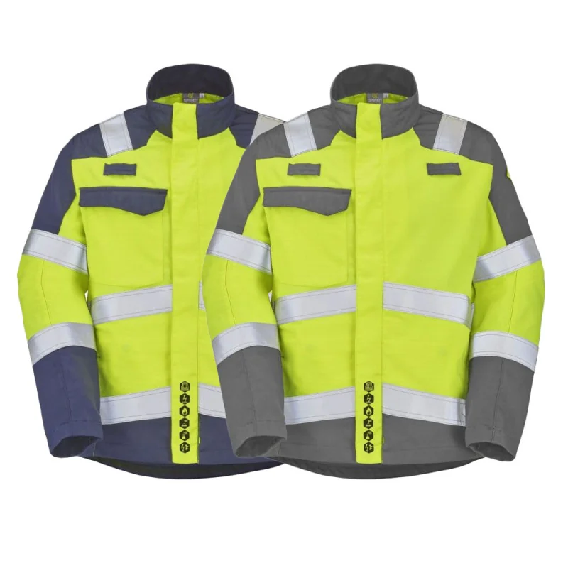 Veste multinormes haute visibilité jaune ATA - ATEX HV 300 XP CEPOVETT 0 / Taille XS Jaune hivi / Bleu Marine
