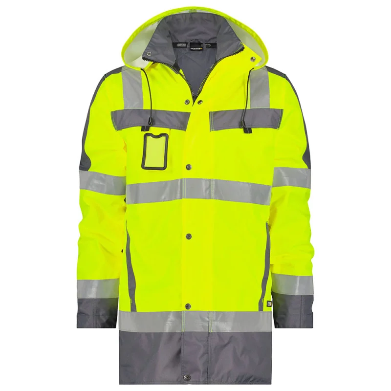 Parka haute visibilité classe 3 - DASSY LIMASOL Jaune Fluo / Gris Ciment L