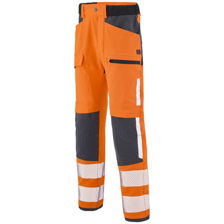 Pantalon haute visibilité stretch orange Lafont TWIST HV