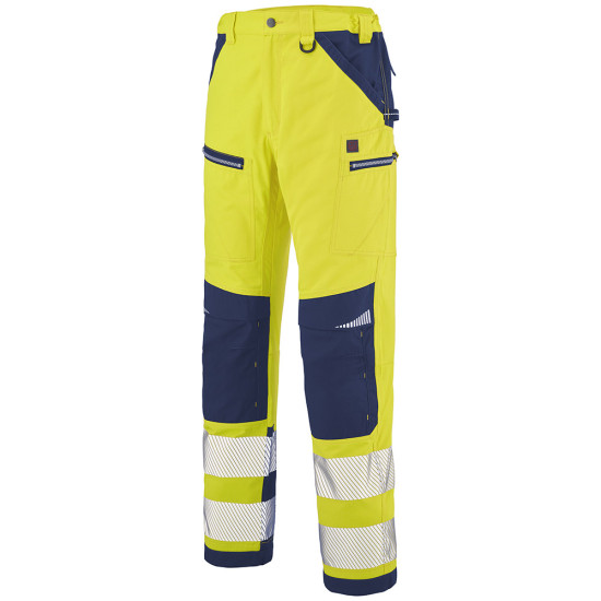 Pantalon de chantier jaune fluo Lafont SPANNER HV