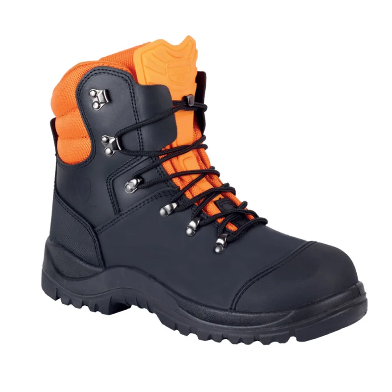 Chaussure bûcheron anti-coupure classe 1 - ARUD SOLIDUR 46 Noir / Orange
