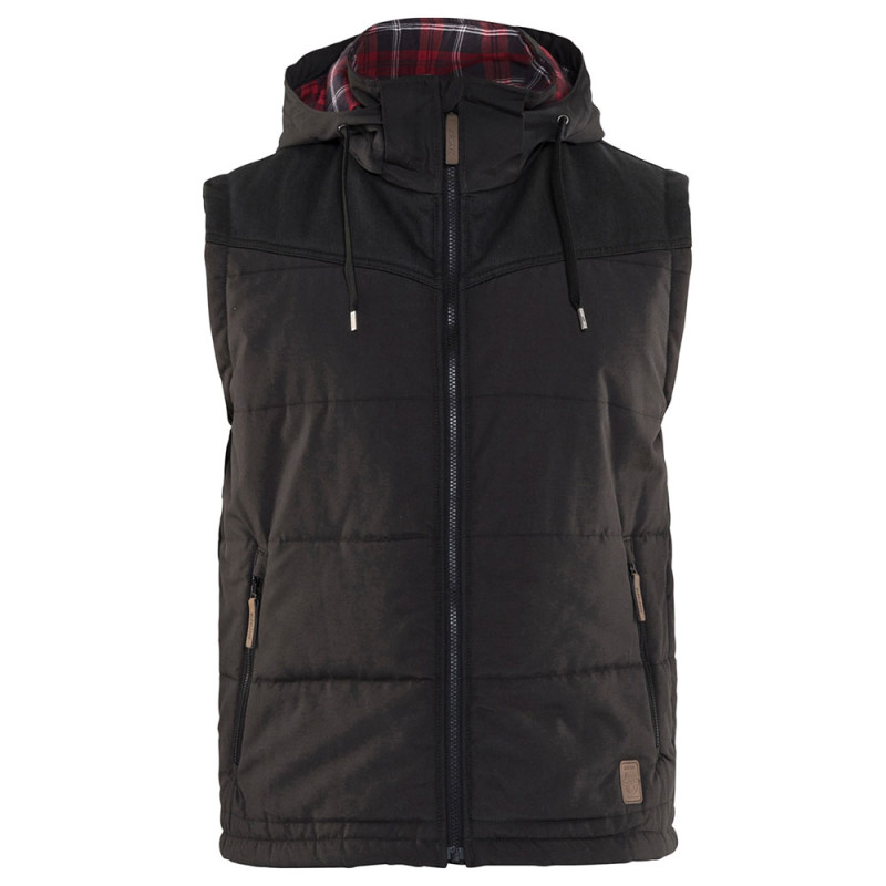 Gilet de travail hiver doublé - 38991845 BLAKLADER Noir / Rouge 3XL