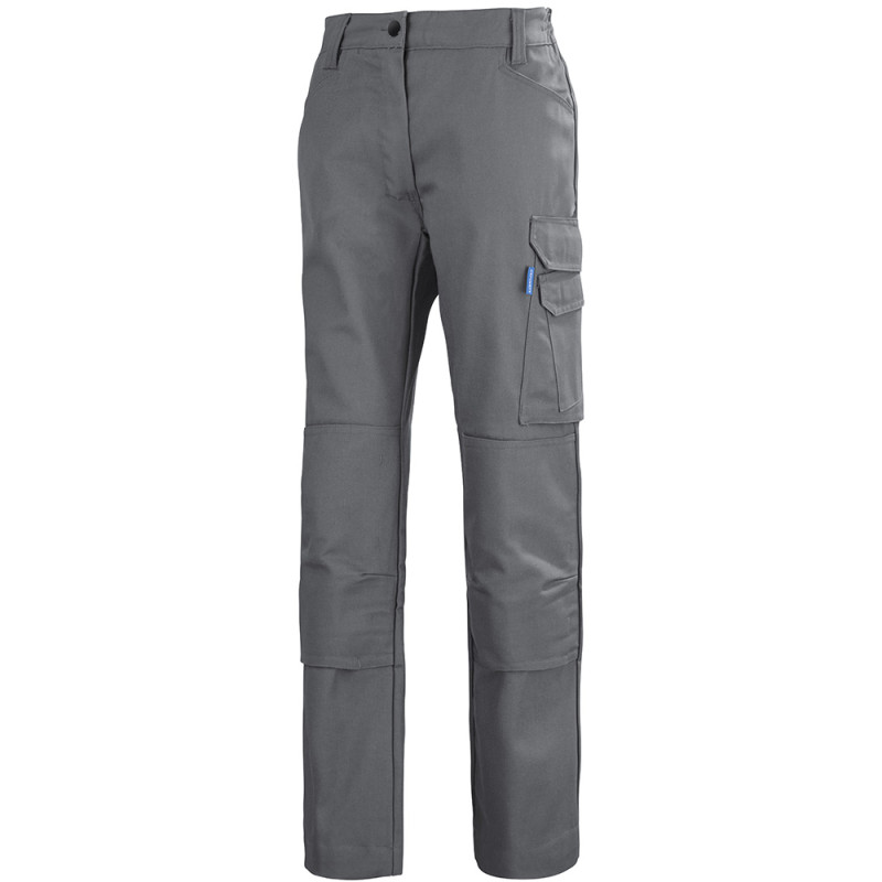 Pantalon de travail femme mercerie amagnétique - KROSS LINE CEPOVETT Gris Acier T0 / 34-36