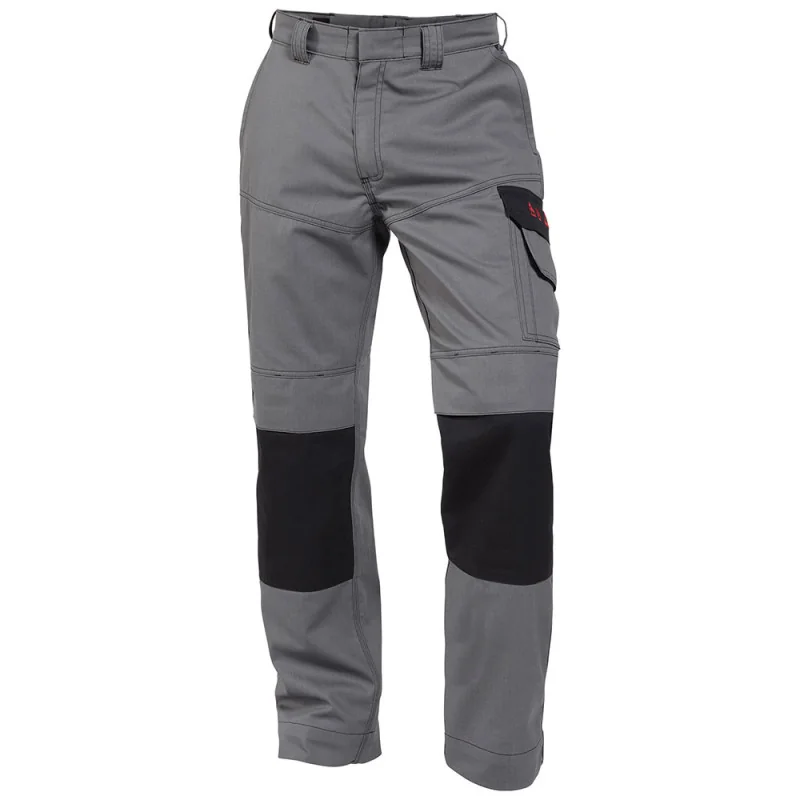 Pantalon de travail multirisques avec poches genoux - DASSY LINCOLN 48 Gris / Noir