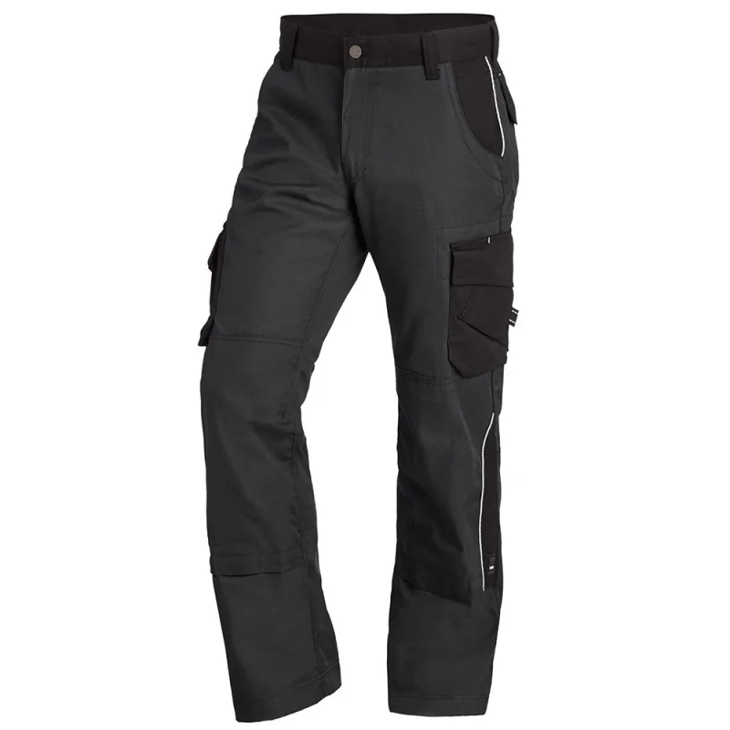 Pantalon de travail multipoches - BRUNO FHB 68 Gris Anthracite / Noir