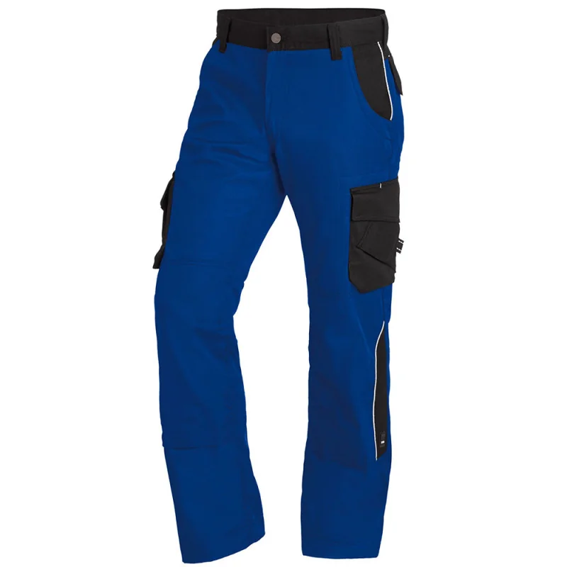 Pantalon de travail multipoches - BRUNO FHB 54 Bleu Roi / Noir
