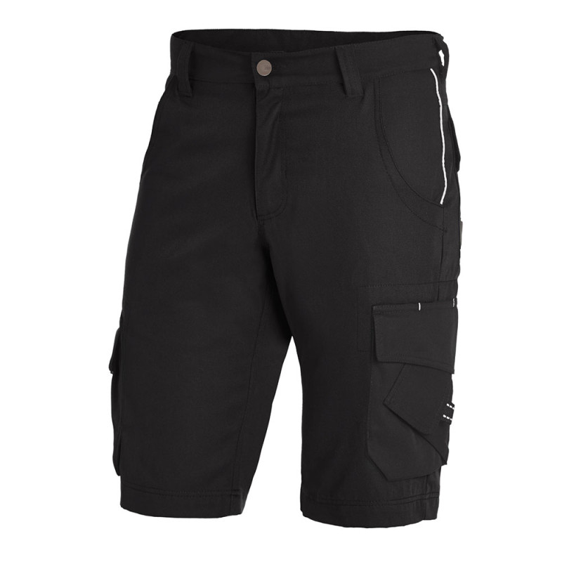 Short de travail bicolore multipoches - THEO FHB 38 Noir