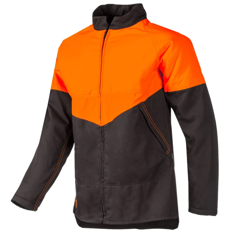 Veste anti coupure scie à chaîne classe 1 - PORTET SIP PROTECTION S Gris / Orange