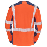 T shirt orange haute visibilité manches longues Cepovett CHERGUI