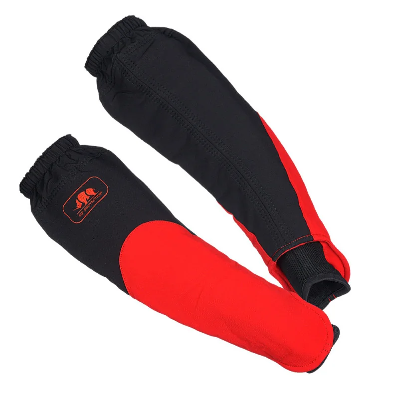 Manchettes anticoupures avec renfort métacarpien - 1SXA SIP PROTECTION Taille Unique Rouge / Noir