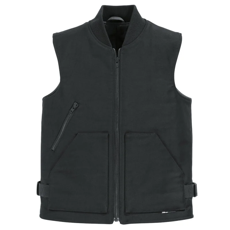 Gilet de travail noir 100% coton avec doublure matelassée - FIETE FHB Noir 66