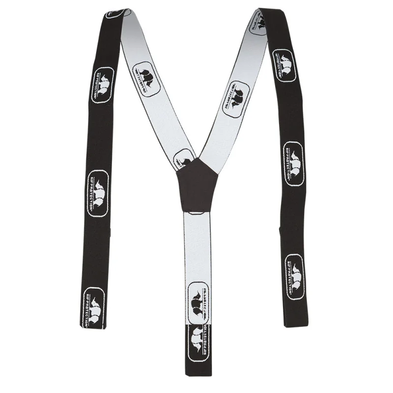 Bretelles à velcro noir pour pantalon SIP Protection - 5SD4 Noir / Blanc 100 cm