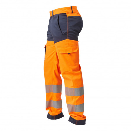Pantalon haute visibilité orange stretch GASTON PBV