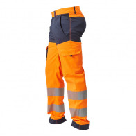 Pantalon haute visibilité orange stretch GASTON PBV