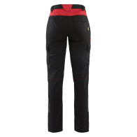 Pantalon de travail femme noir et rouge Blaklader