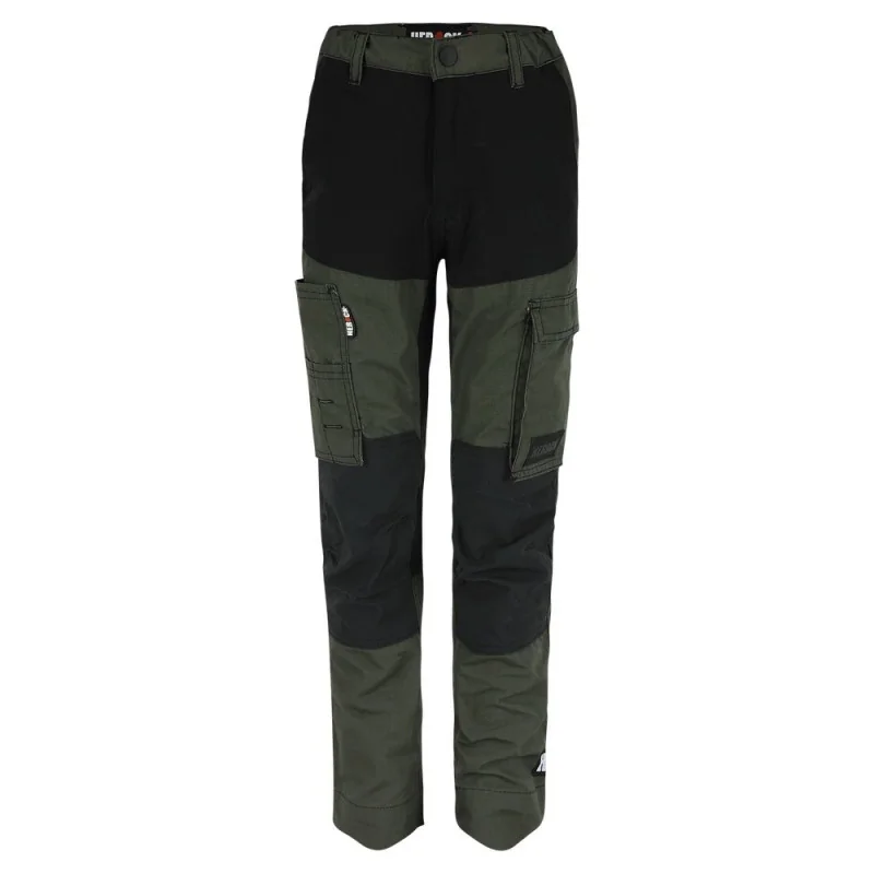 Pantalon de travail enfant stretch HECTOR KIDS HEROCK - 23KTR2001 3/4 ans (98-104) Kaki
