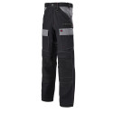 Pantalon de Travail LAFONT 1ATTUP - Noir contrasté Gris