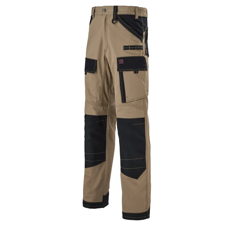 Pantalon de Travail LAFONT 1ATTUP RULER Beige contrasté Noir 1 / 40-42